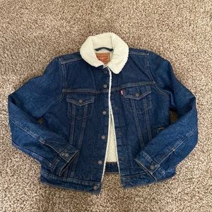 Levi lined jean jacket